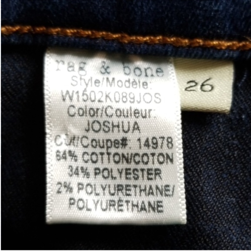 rag & bone skinny jeans size 26 - Picture 5 of 7